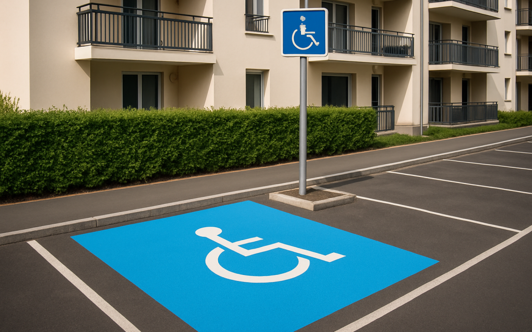 Copropriété : les règles à connaître sur le stationnement PMR