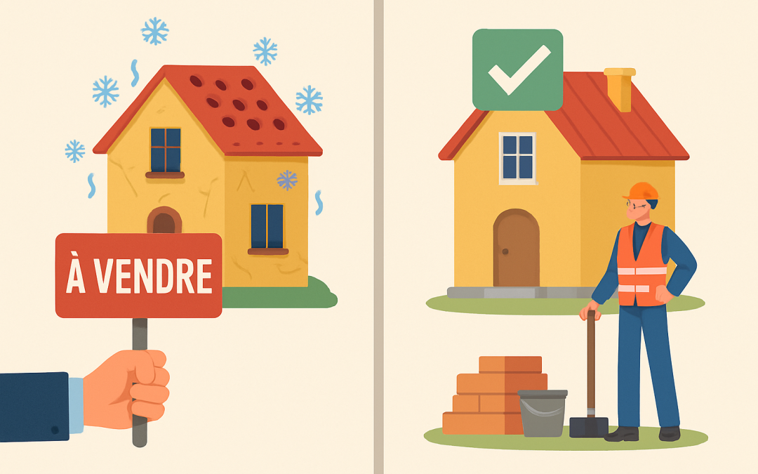 Passoire thermique : vendre ou rénover, que choisir ?