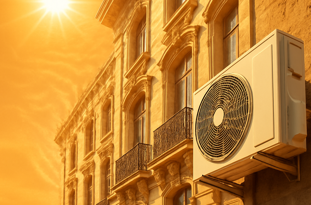 Canicule et immeubles classés : la climatisation sous tension