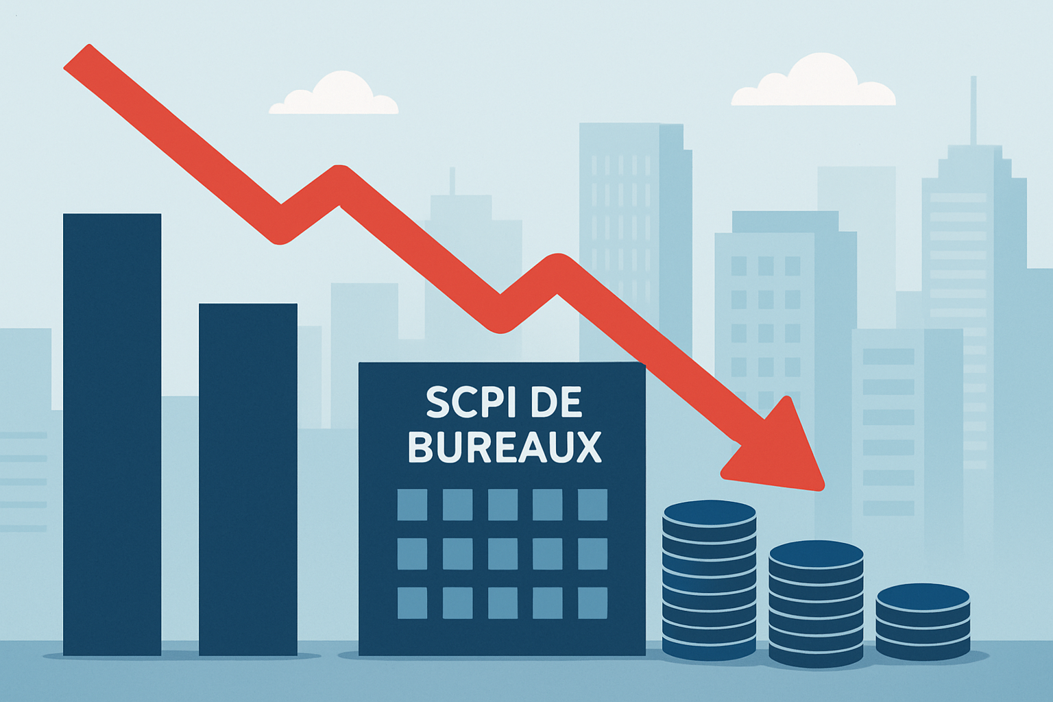 SCPI de bureaux : pourquoi les décotes s’accélèrent